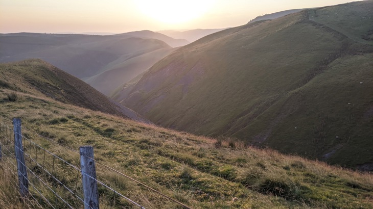 Views out over the Black Mountains