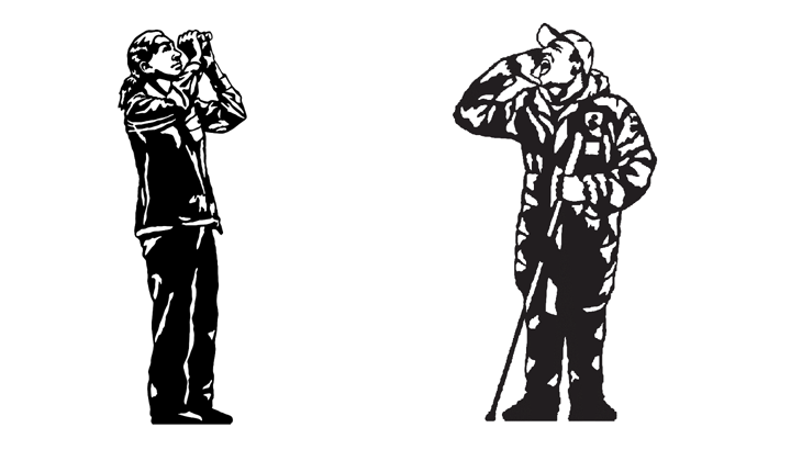 Illustrations of the heroes being celebrated in Bournemouth through Walk Wheel Cycle Trust's Portrait Benches project