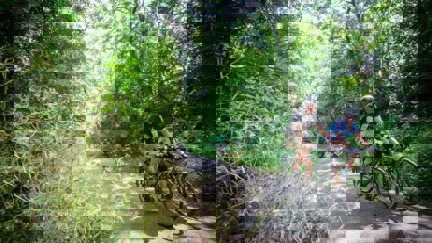 Two People Ride Along The LEJOG Route