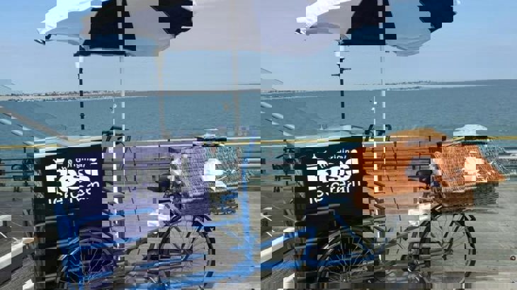 Ice-cream delivery cargo bike Rossi