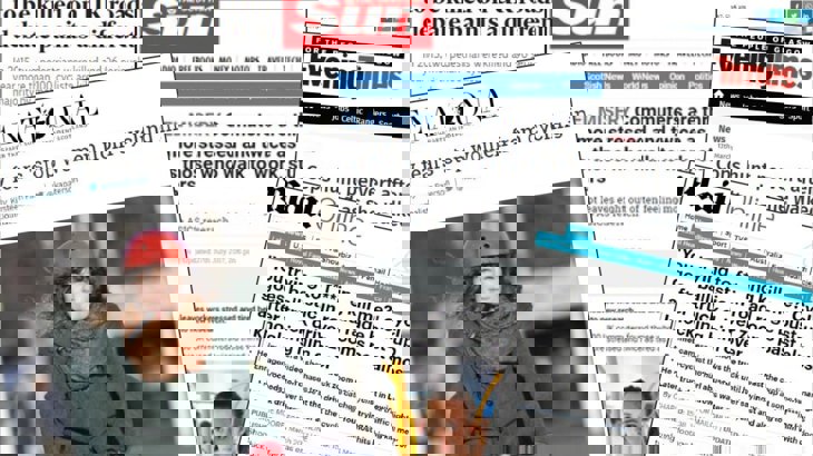 A Compilation Of Newspaper Headlines Regarding Active Travel