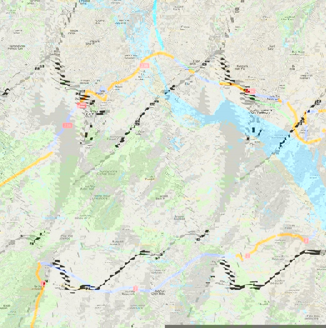 Map of Route 236