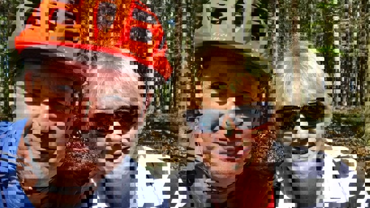 Jill and her Husband Richard now do up to 40-50km rides every other day