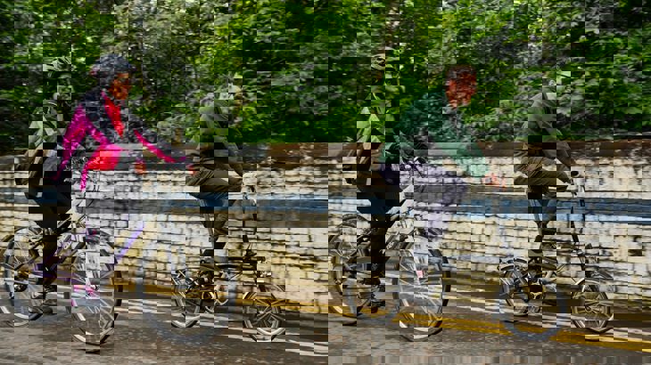 Cycling in bad weather