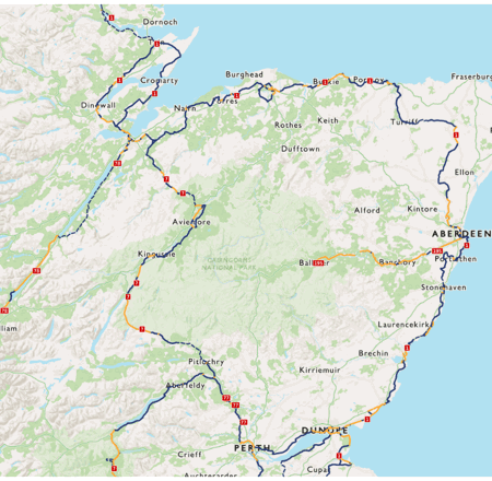 National Cycle Network routes in North and North East Scotland - Walk ...