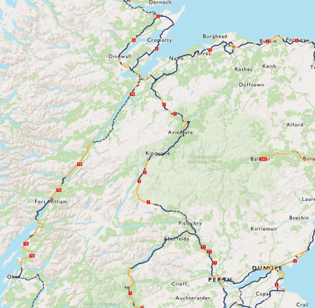 National Cycle Network Routes In Cairngorms National Park And Perth National Cycle Network Routes In Cairngorms National Park And Perth