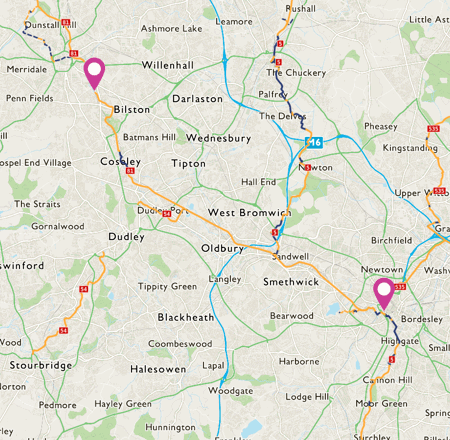 Wolverhampton Rdbirmingham Birmingham to Wolverhampton - Walk Wheel Cycle Trust